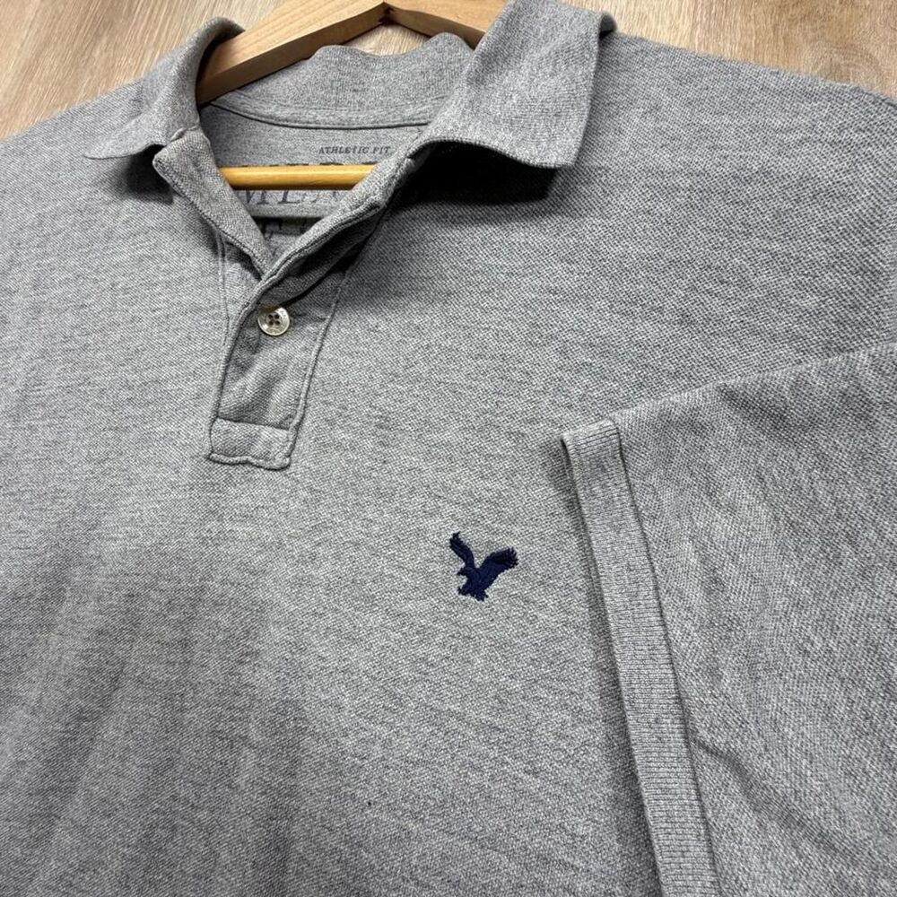 American-eagle Men's Grey Polo-shirts